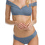 BECCA by Rebecca Virtue Color Code American Fit Bikini Bottom in Steel Gray