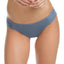 BECCA by Rebecca Virtue Color Code American Fit Bikini Bottom in Steel Gray