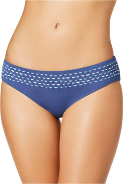 BECCA by Rebecca Virtue Quest Hipster Bikini Bottom in Dusk Blue thumbnail 2