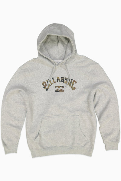 BILLABONG Mens Arch Fill Pullover Gray Heather