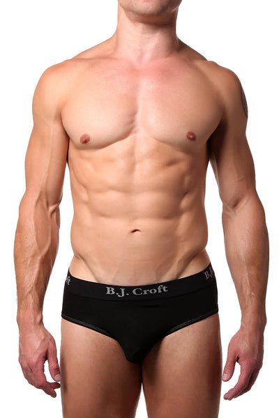 BJ Croft Black Classic Accent Brief