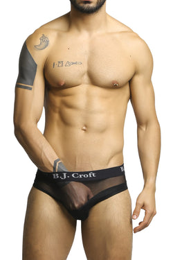 BJ Croft Black GoGo Jock-Brief thumbnail 2