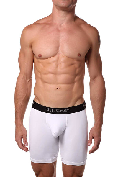 BJ Croft White Classic Boxer Brief