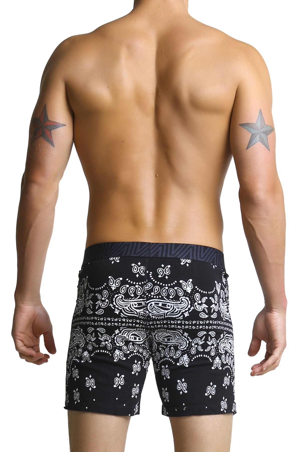 BR4SS Black Bandana Boxer