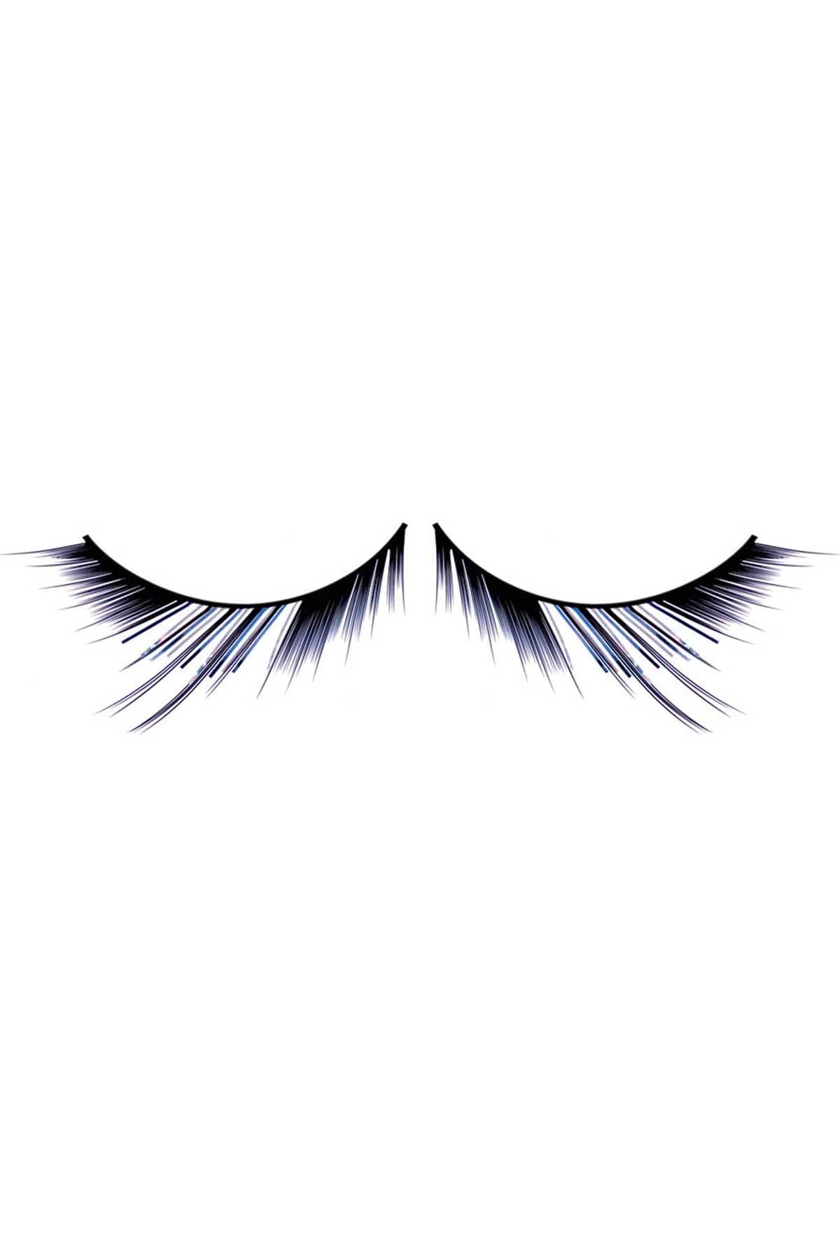 Baci Black Holographic Angled Magic Colors Eyelashes