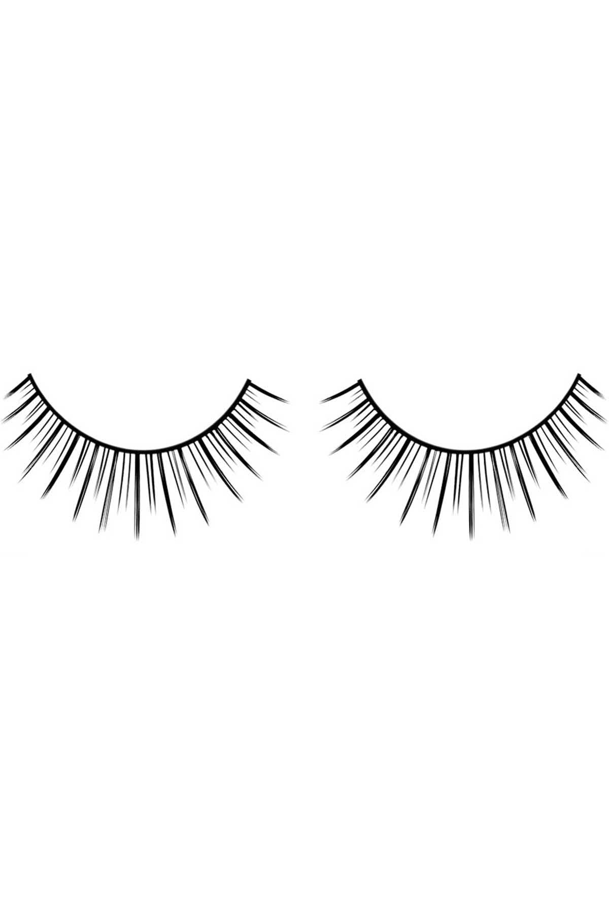Baci Black Thinly Spaced Natural Look Deluxe Eyelashes