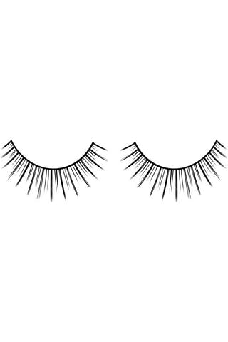 Baci Black Thinly Spaced Natural Look Deluxe Eyelashes