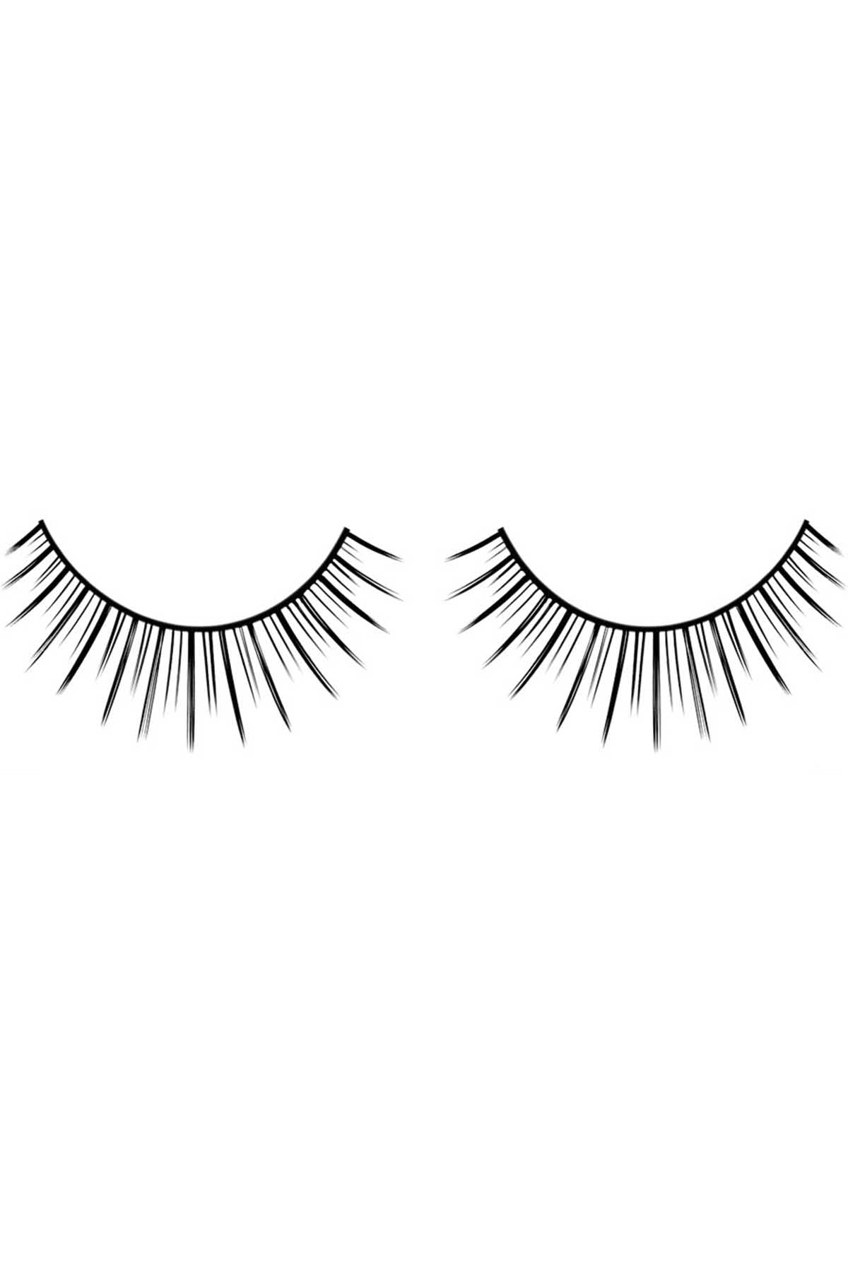 Baci Black Thinly Spaced Natural Look Deluxe Eyelashes