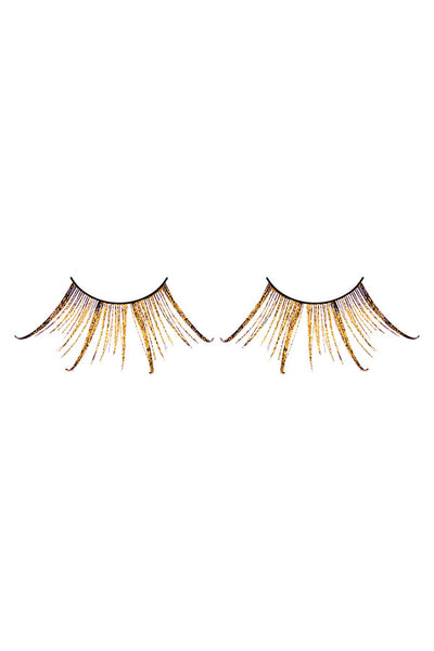 Baci Brown-Gold Starlight Edition Feathered Eyelashes