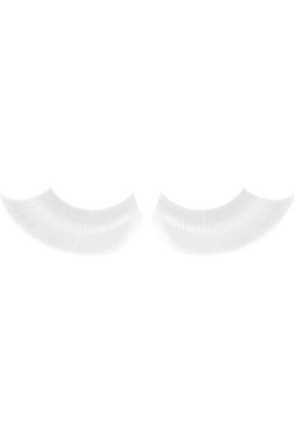 Baci Long White Curled Magic Colors Eyelashes