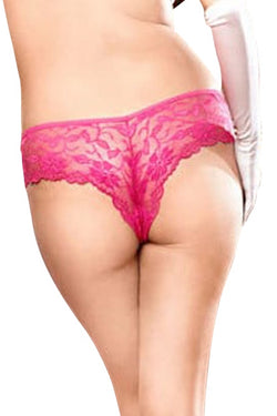 Baci PLUS Pink Lace Bootyshort - Sizes 16-20 thumbnail 1