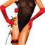 Baci Queen Black Lace Teddy