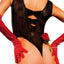 Baci Queen Black Lace Teddy
