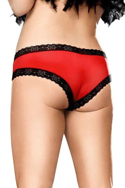 Baci Red Microfiber Boyshort - Diva thumbnail 1