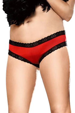 Baci Red Microfiber Boyshort - Diva thumbnail 4