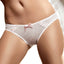 Baci White Mesh Crotchless Bikini