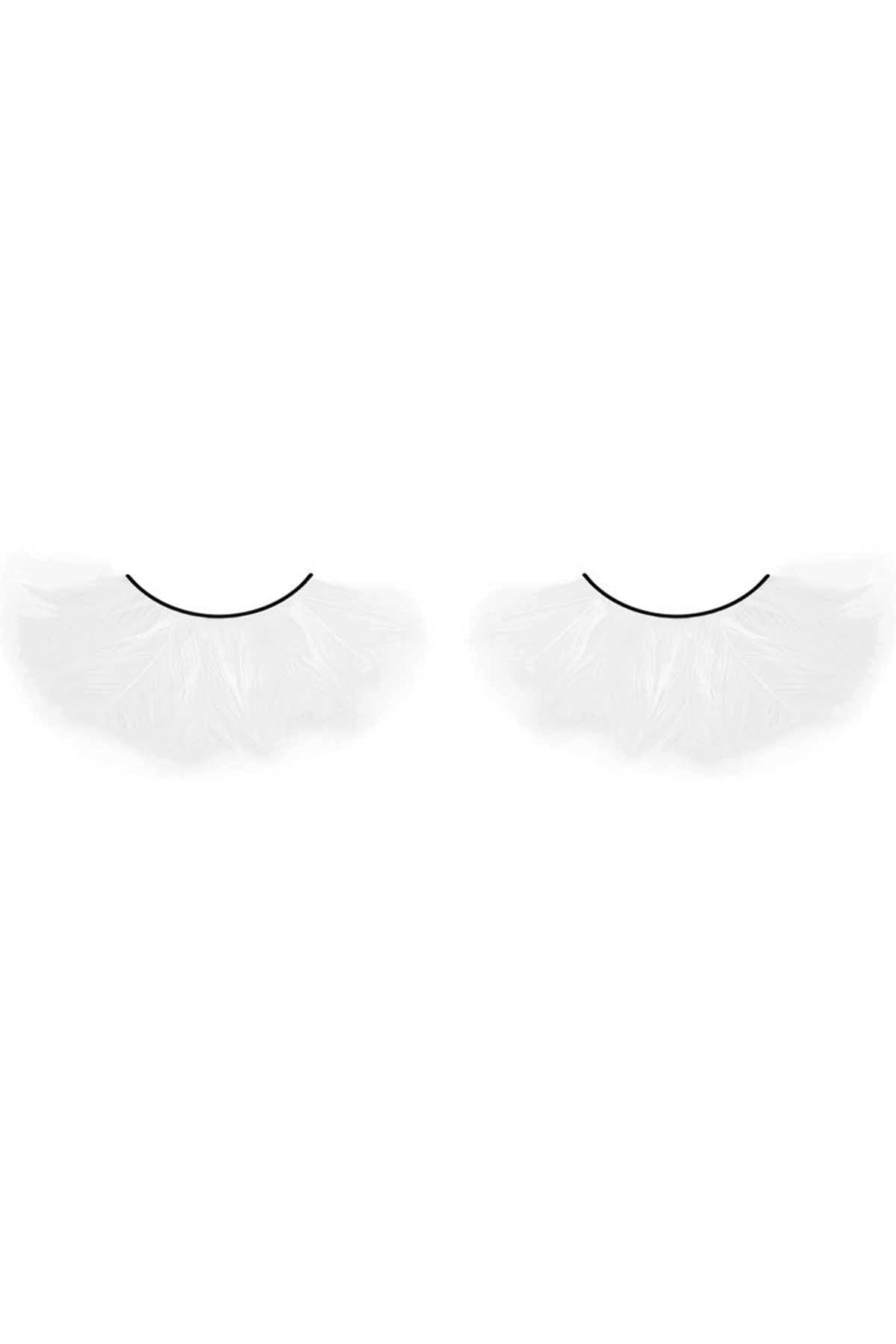 Baci White Paradise Dreams Curled Feather Eyelashes