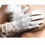 Baci White Satin & Lace Wrist Glove