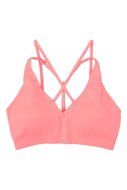Balanced Tech Coral Cross Front Seamless Bra thumbnail 3