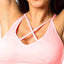 Balanced Tech Coral Cross Front Seamless Bra
