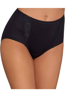 Bali Black/Black One-Smooth-U Simply Smooth Brief with Lace thumbnail 2