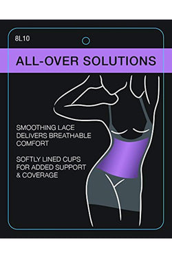 Bali Black Lace 'n Smooth Firm Control Body Briefer thumbnail 4
