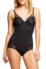 Bali Black Ultra-Light Firm-Control Lace Body Shaper