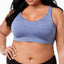 Bali Comfort Revolution Comfortflex Fit Seamless Shaping Wireless Bra 3488 Classic Denim Heather