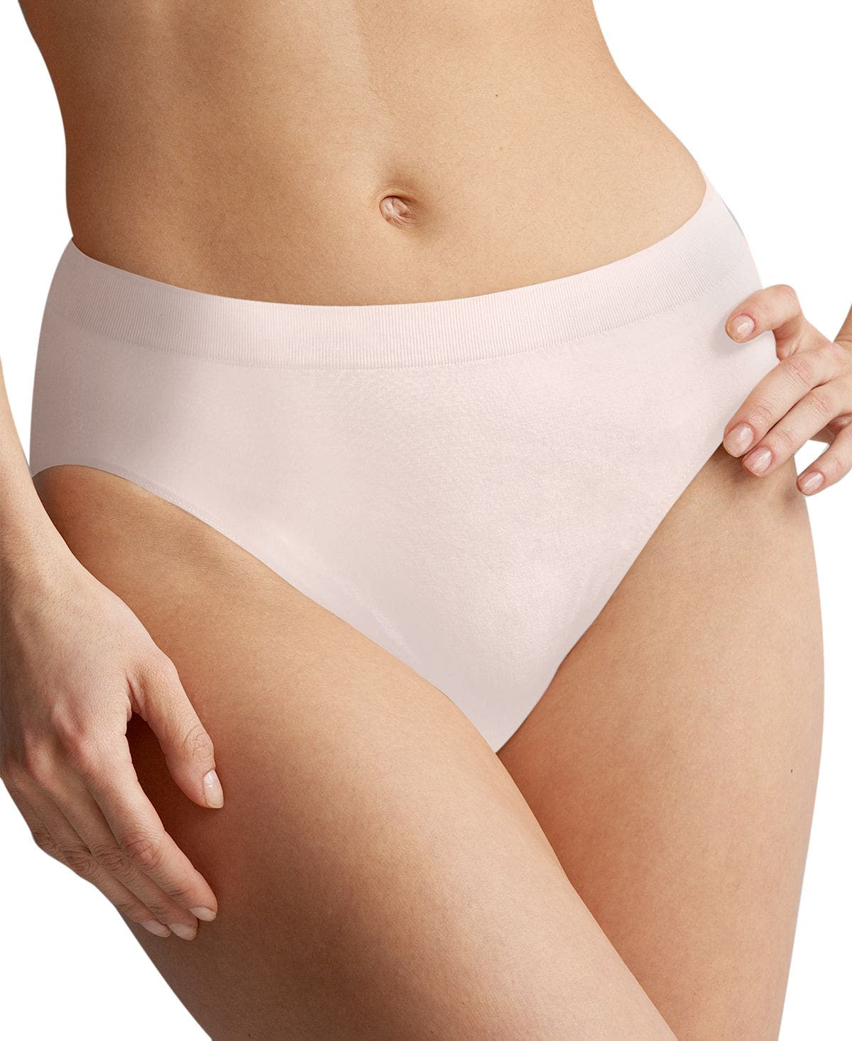 Bali Comfort Revolution Microfiber Hi Cut Brief Underwear 303j Rosewood