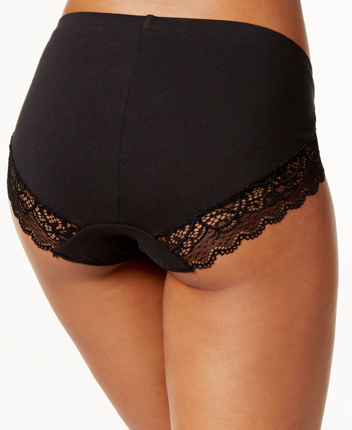 Bali Cotton Desire Sheer Lace Hipster Underwear Dfcd63 Black