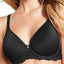 Bali One Smooth U Ultra Light Embroidered Frame Underwire Bra in Black