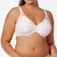 Bali Passion For Comfort Seamless Underwire Minimizer Bra 3385 Pink Leaf Print