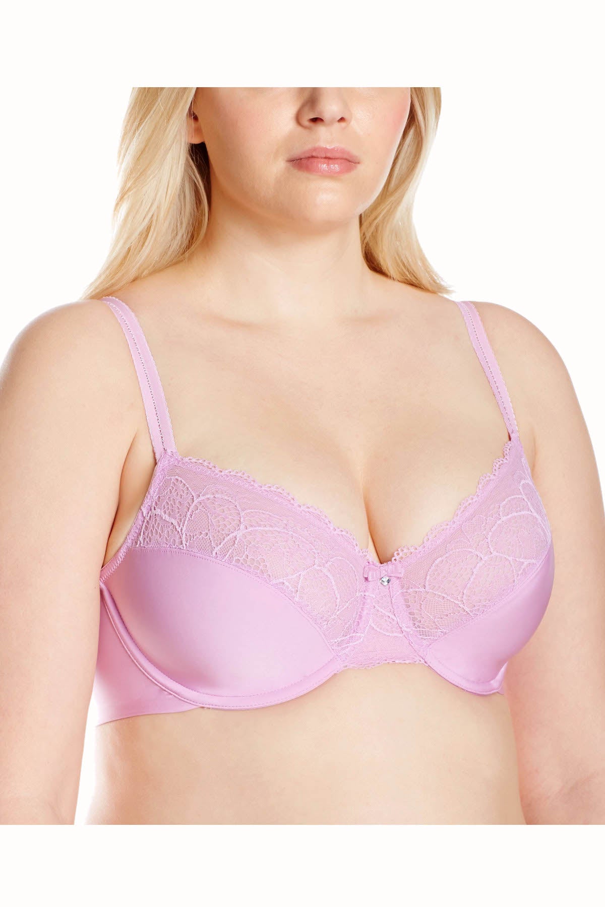 Bali Pink-Quartz Lace Desire Back-Smoothing Underwire Bra