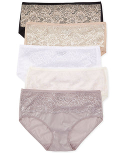 Bali Satin Indulgence Lace Hipster Underwear 2783 Warm Steel thumbnail 1