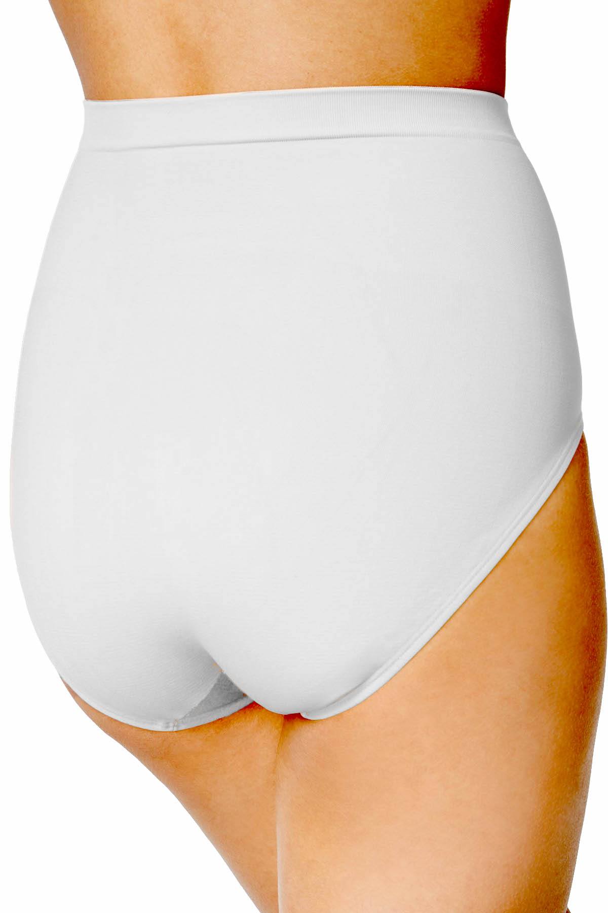 Bali White Extra-Firm Ultra-Control Shaping Brief 2-Pack