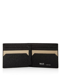 Bally Bevye Leather Bi-fold Wallet Black thumbnail 2