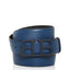 Bally Britt Mirror B Reversible Leather Belt Black/Blue