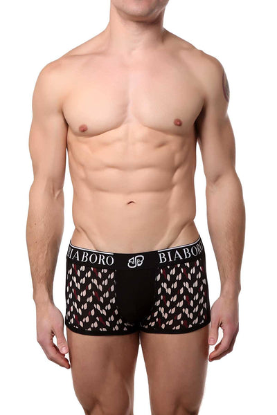 Bamboo Black/Beige Spotted Printed Trunk