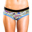 Bamboo Black/Blue Bootyshort / Swim Bottom