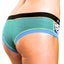 Bamboo Black/Blue Bootyshort / Swim Bottom