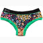 Bamboo Black/Green Bootyshort / Swim Bottom
