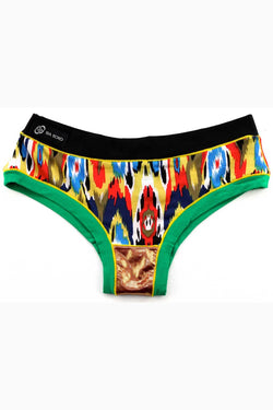 Bamboo Black/Mild-Green Bootyshort / Swim Bottom thumbnail 1