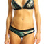 Bamboo Black/Multi Animal-Print Bralette / Swim Top