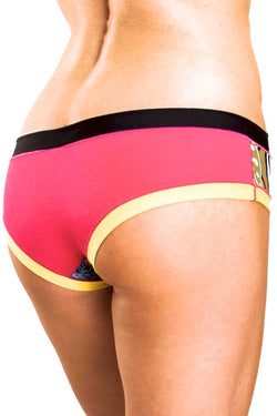 Bamboo Black/Yellow Bootyshort / Swim Bottom thumbnail 3