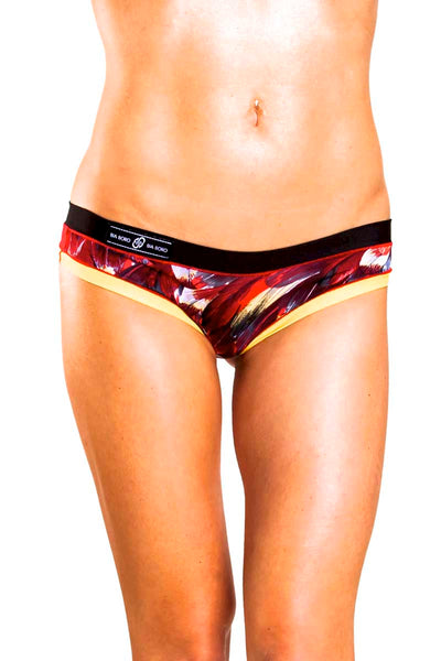 Bamboo Black/Yellow Brazilian / Swim Bottom