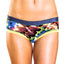 Bamboo Blue/Yellow Mix-Up Bootyshort / Swim Bottom