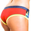 Bamboo Blue/Yellow Mix-Up Bootyshort / Swim Bottom