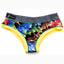 Bamboo Blue/Yellow Mix-Up Bootyshort / Swim Bottom