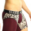 Bamboo Burgundy & Python Print Boxer