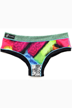 Bamboo Green/Black Bootyshort / Swim Bottom thumbnail 1